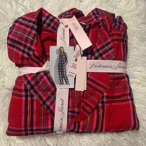 Victoria's Secret Red Plaid Pajama Set